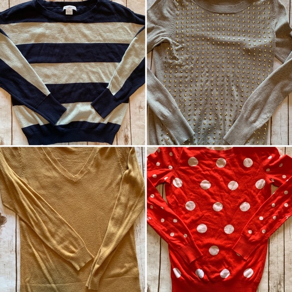 Women’s Sweater Lot-Liz Claiborne, Express,Mossimo - Picture 1 of 5